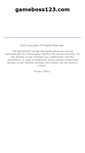 Mobile Screenshot of gameboss123.com